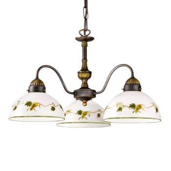 Candelabru NONNA alama antichizata Kolarz 731.83.122, D45 cm, 3xE27