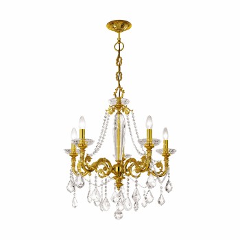 Candelabru CONTARINI CRYSTAL Kolarz 1299.85.15.SPT, D65 cm, 5xE14
