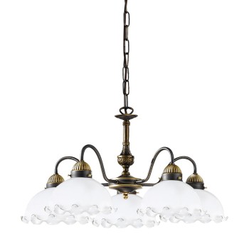 Candelabru NONNA alama antichizata Kolarz 731.85.73, D57 cm, 5xE27