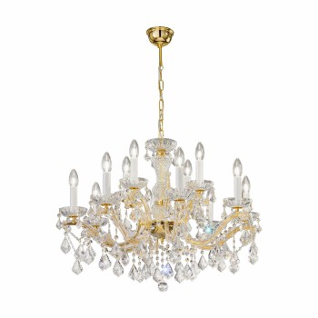 Candelabru MARIA LOUISE Kolarz 3149.88+4.3.KOT, D76 cm, 1xE14