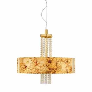 Lustra EMOZIONE Kolarz 0345.36.3.ME.AU.OKPT, D60 cm, 6xE27