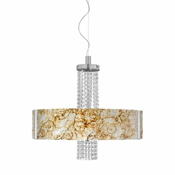 Lustra EMOZIONE Kolarz 0345.36.5.ME.AG.OKPT, D60 cm, 6xE27