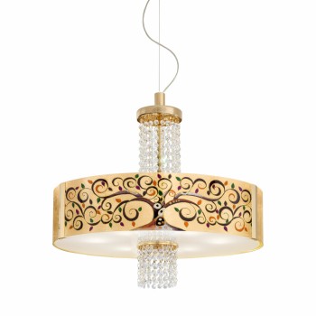 Lustra EMOZIONE Kolarz 0345.36.3.AL.MU.OKPT, D60 cm, 6xE27