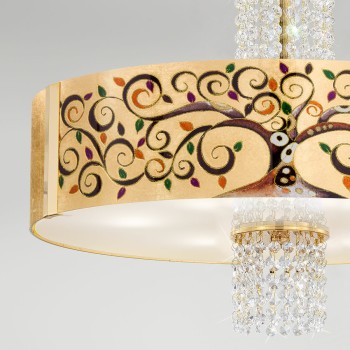 Lustra EMOZIONE Kolarz 0345.36.3.AL.MU.OKPT, D60 cm, 6xE27