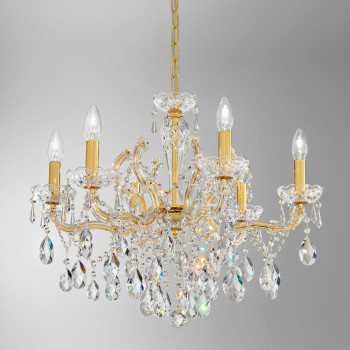 Lustra SCHONBRUNN Kolarz 3844.86.3.SPT, D60 cm, 6xE14