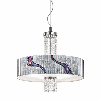 Lustra EMOZIONE Kolarz 0345.36.5.KI.AG.OKPT, D60 cm, 6xE27