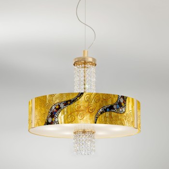 Lustra EMOZIONE Kolarz 0345.36.3.KI.AU.OKPT, D60 cm, 6xE27