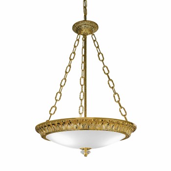 Lustra MILADY placat cu aur de 24K francez Kolarz 0298.33.15, D50 cm, 3xE27
