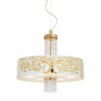 Lustra EMOZIONE Kolarz 0345.36.3.AL.GO.OKPT, D60 cm, 6xE27