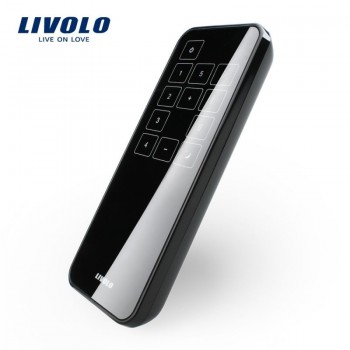 Telecomandă Touch Screen Livolo, 10 circuite, cu panou din sticla - 1