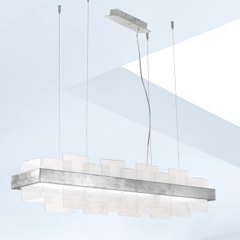 Lustra RETTANGOLO foita de argint Kolarz 6040.80151/W