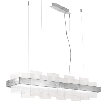 Lustra RETTANGOLO foita de argint Kolarz 6040.80151/W