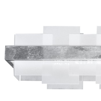 Lustra RETTANGOLO foita de argint Kolarz 6040.80150/W