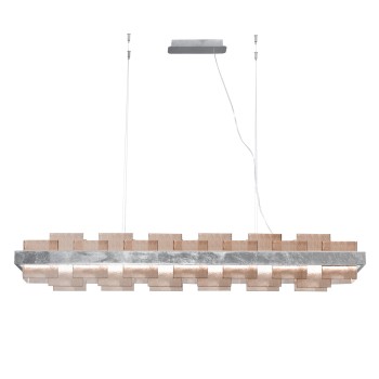 Lustra RETTANGOLO foita de argint Kolarz 6040.80150/FM