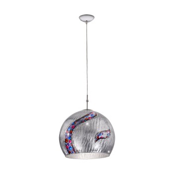 Pendul LUNA crom Kolarz 0392.31L.5.KI.AG, D40 cm, 1xE27