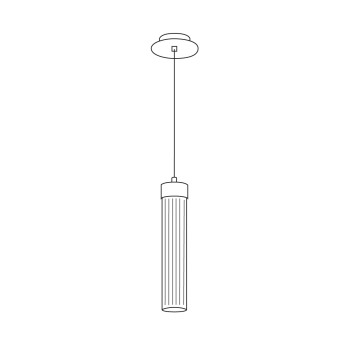 Pendul RAGGIO nichel Kolarz 6009.30160, D6.5 cm, 1xE14