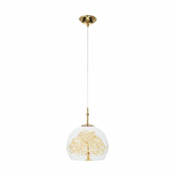 Pendul LUNA placat cu aur de 24K Kolarz 0392.31S.3.AL.GO, D20 cm, 1xE27