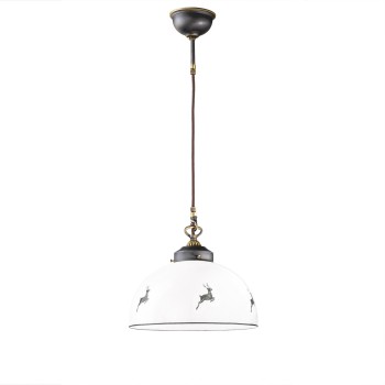 Pendul NONNA alama antichizata Kolarz 731.30.133, D20 cm, 1xE27