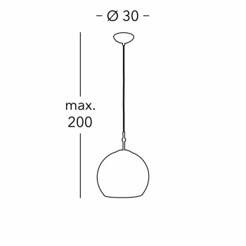 Pendul LUNA placat cu aur de 24K Kolarz 0392.31M.3.KI.AU, D30 cm, 1xE27