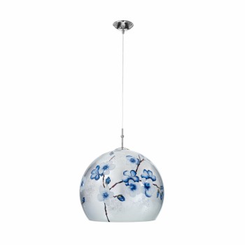 Pendul LUNA crom Kolarz 0392.31L.5.PR.AG, D40 cm, 1xE27