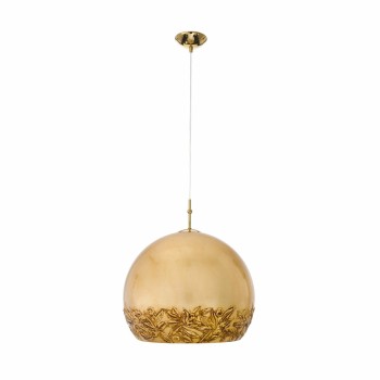 Pendul LUNA placat cu aur de 24K Kolarz 0392.31L.3.LI.GA, D40 cm, 1xE27