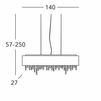 Pendul PARALUME Kolarz 0240.87.5.W