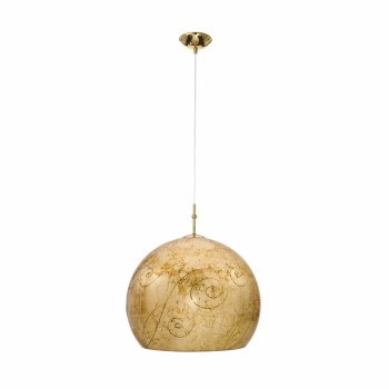 Pendul LUNA placat cu aur de 24K Kolarz 0392.31L.3.ME.AU, D40 cm, 1xE27