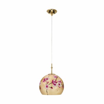 Pendul LUNA placat cu aur de 24K Kolarz 0392.31S.3.PR.AU, D20 cm, 1xE27
