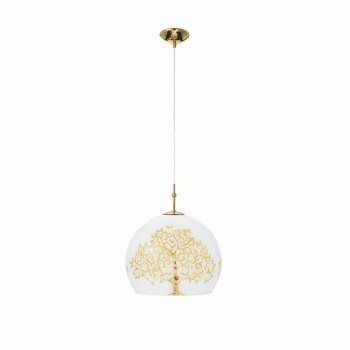 Pendul LUNA placat cu aur de 24K Kolarz 0392.31M.3.AL.GO, D30 cm, 1xE27