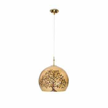 Pendul LUNA placat cu aur de 24K Kolarz 0392.31M.3.AL.MU, D30 cm, 1xE27