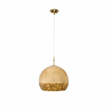 Pendul LUNA placat cu aur de 24K Kolarz 0392.31M.3.LI.GA, D30 cm, 1xE27