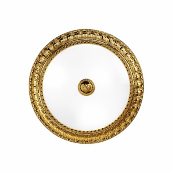 Plafoniera MILADY placat cu aur de 24K francez Kolarz 0298.13.15, D40 cm, 3xE27