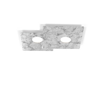 Plafoniera SQUARE alb Kolarz A1337.12.1.VINAG, 44x32 cm