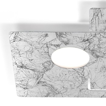 Plafoniera SQUARE alb Kolarz A1337.12.1.VINAG, 44x32 cm