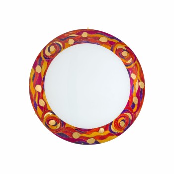 Plafoniera SERENA placat cu aur de 24K Kolarz 0415.U13.3.RV, D40 cm, 3xE27