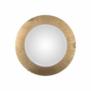 Plafoniera MOON placat cu aur de 24K Kolarz A1306.12.3.SUNAU, D40 cm, 2xE27