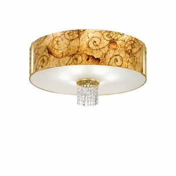 Plafoniera EMOZIONE Kolarz 0345.16.3.ME.AU.OKPT, D60 cm, 6xE27