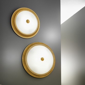 Plafoniera MILORD placat cu aur de 24K francez Kolarz 0297.14.15, D50 cm, 4xE27