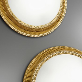 Plafoniera MILORD placat cu aur de 24K francez Kolarz 0297.14.15, D50 cm, 4xE27