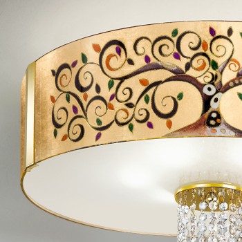 Plafoniera EMOZIONE Kolarz 0345.16.3.AL.MU.OKPT, D60 cm, 6xE27
