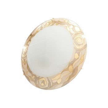 Plafoniera SERENA placat cu aur de 24K Kolarz 0415.U12.3.CH, D30 cm, 2xE27