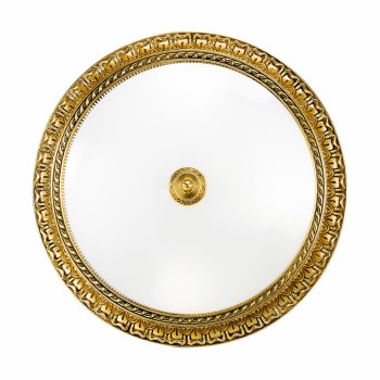 Plafoniera MILADY placat cu aur de 24K francez Kolarz 0298.14.15, D50 cm, 4xE27