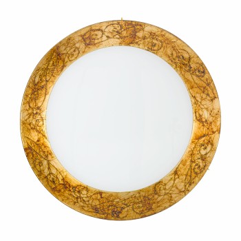 Plafoniera SERENA placat cu aur de 24K Kolarz 0331.U14.3, D50 cm, 4xE27