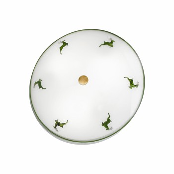 Plafoniera NONNA alama antichizata Kolarz 731.U13.4.100, D42 cm, 3xE27