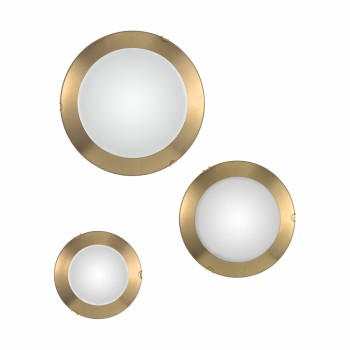 Plafoniera MOON placat cu aur de 24K Kolarz A1306.12.3.AU, D40 cm, 2xE27