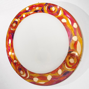 Plafoniera SERENA placat cu aur de 24K Kolarz 0415.U14.3.RV, D50 cm, 4xE27