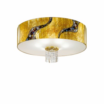 Plafoniera EMOZIONE Kolarz 0345.16.3.KI.AU.OKPT, D60 cm, 6xE27