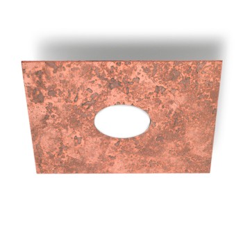 Plafoniera SQUARE cupru Kolarz A1337.11.1.VINCU, 25x25 cm