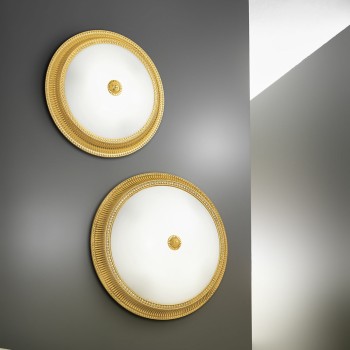 Plafoniera MILORD placat cu aur de 24K Kolarz 0297.13.3, D40 cm, 3xE27