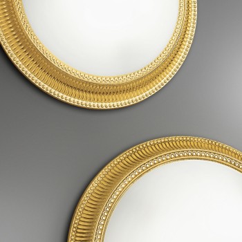 Plafoniera MILORD placat cu aur de 24K Kolarz 0297.13.3, D40 cm, 3xE27